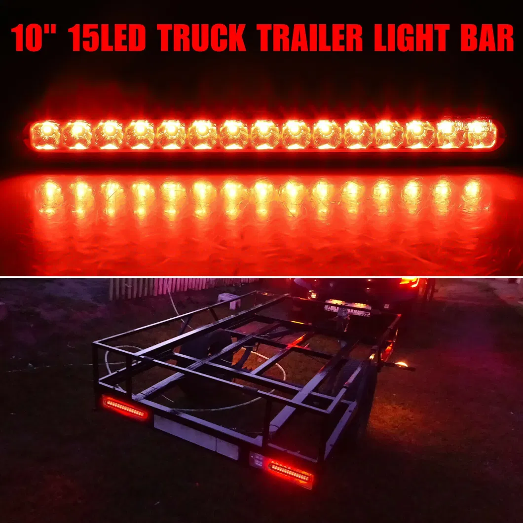 LED ATV Car Rear Tail Light Stop Flowing Turn Signal Brake Lamp Turn Indicator Waterproof Truck Trailer Lights